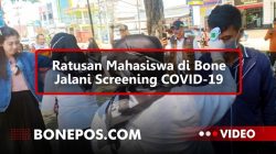 VIDEO: Ratusan Mahasiswa di Bone Jalani Screening COVID-19