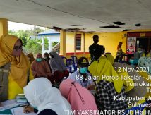 Mobile Vaccinator Sasar Warga Jeneponto, Plt Gubernur Sulsel Titip Pesan
