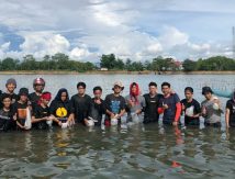 Mahasiswa Perikanan Unhas Bekali Pengembangan Lingkungan Pesisir di Pangkep
