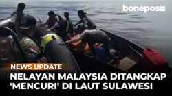 Aksi Kejar-kejaran, Nelayan Malaysia Ditangkap KKP di Curi Ikan di Laut Sulawesi