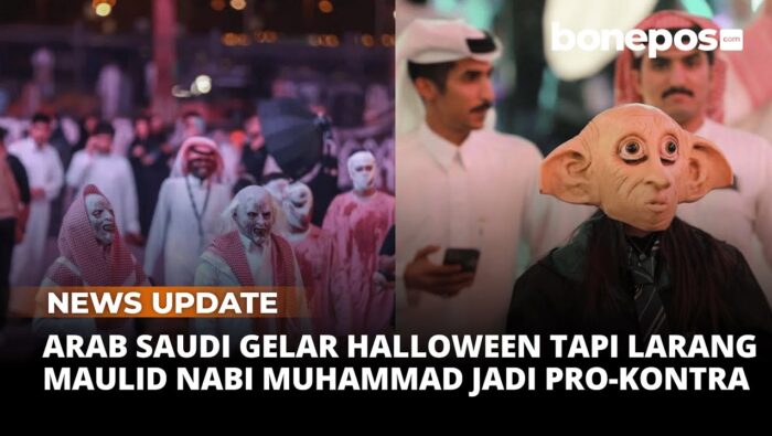 VIDEO: Heboh Arab Saudi Gelar Pesta Halloween